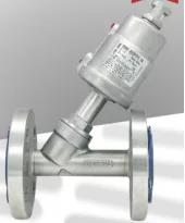 Angle seat valve