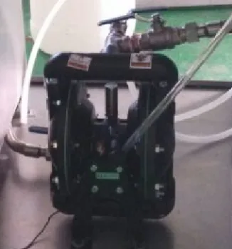 Pneumatic diaphragm pump