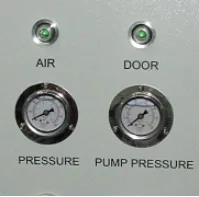 Air and pump pressure gauges