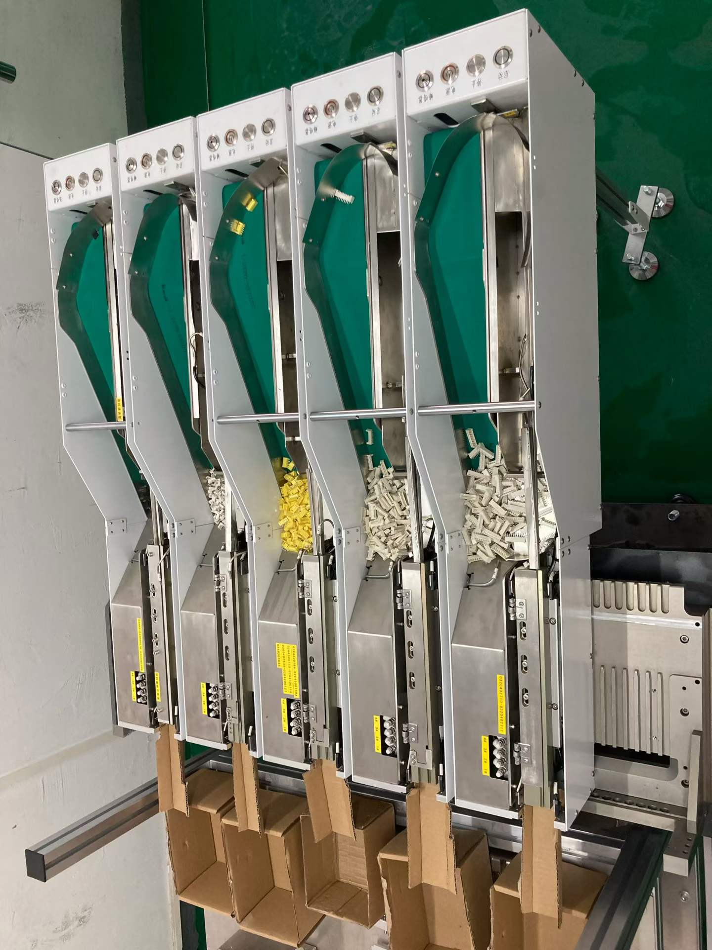 Multi-lane stick feeder system for packaged electronic components