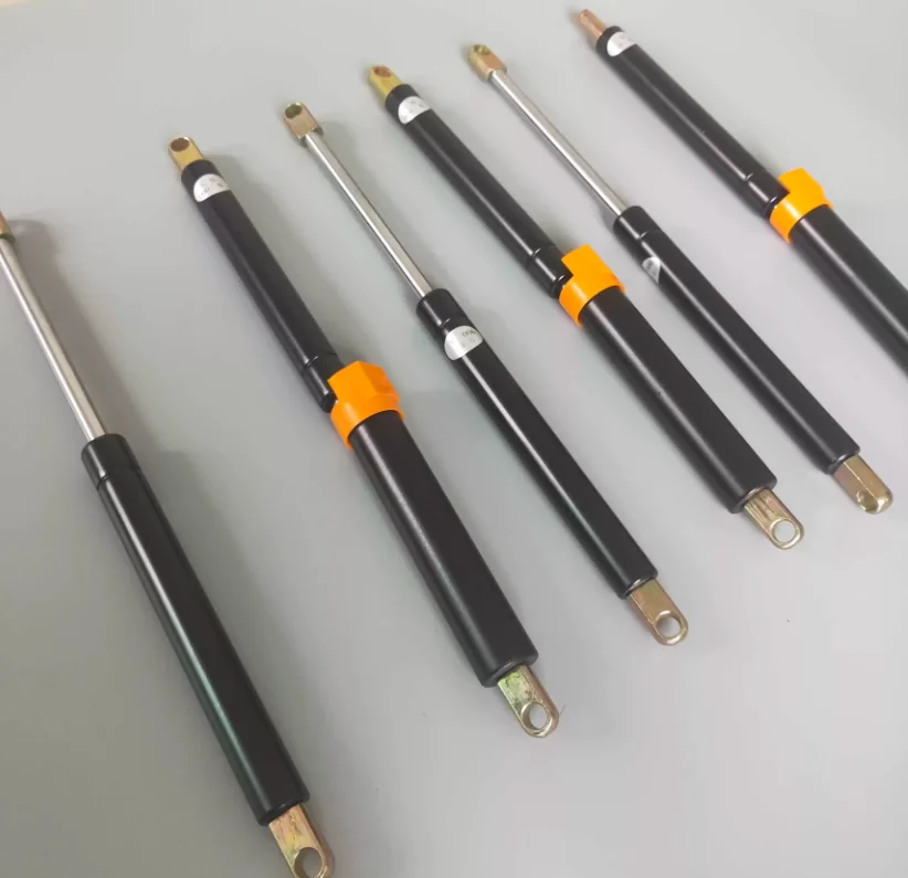 Adjustable conveyor or rail support rods used as mechanical support components