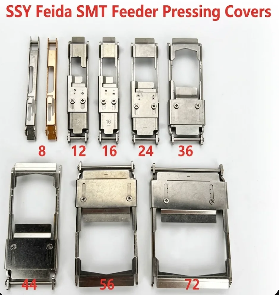 Yamaha SSY SMT feeder pressing covers in several feeder widths