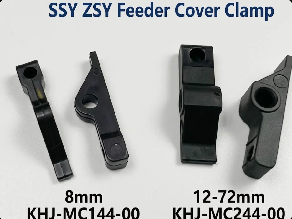 Yamaha SSY and ZSY feeder cover clamp references for 8 mm and 12 to 72 mm feeders